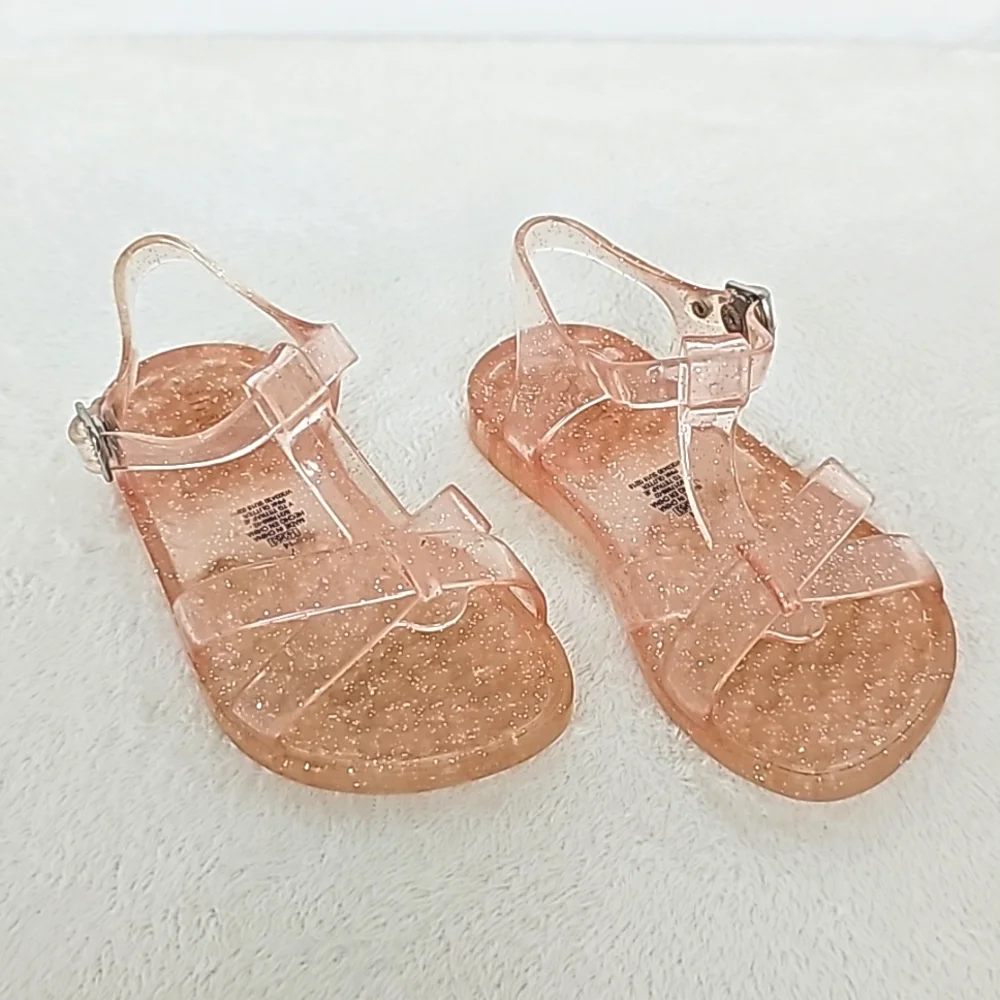 OLD NAVY | Pink Glitter Jelly Sandals